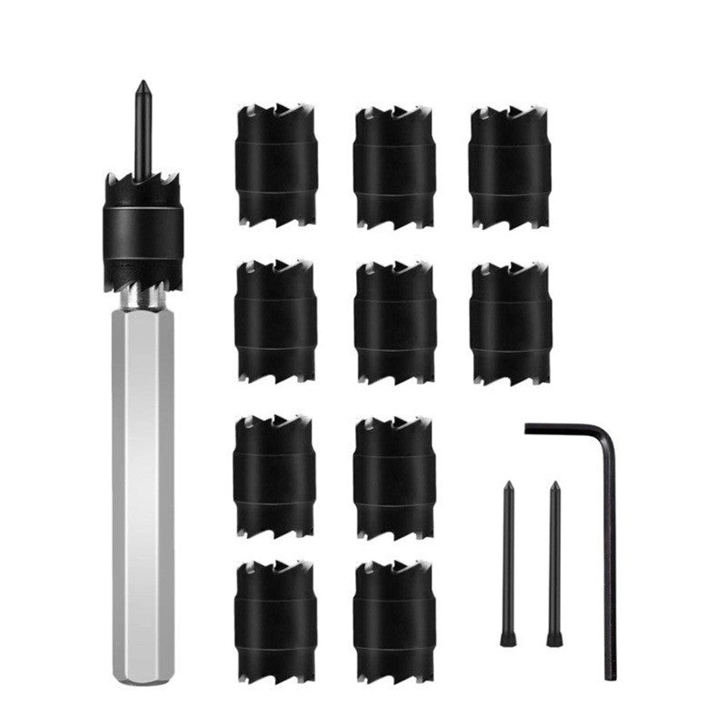 13pcs Cutter 3/8'' Double Sided Cut Weld Weld Remover Rotary Spot Drill Bits