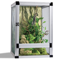 32*32*46cm Aluminum Alloy Reptile Enclosure Lizard Terrarium Snake Cage Mesh