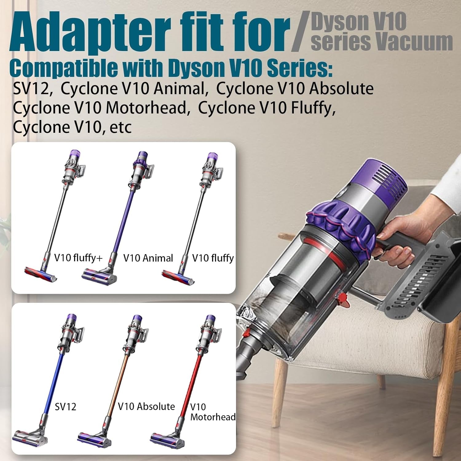V10 Adapter for Makita 18V Lithium Battery Convert to for Dyson V10 SV12 Animal