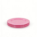 Henni & Friends 25CM Melamine Plates (Set of 6 Pink)