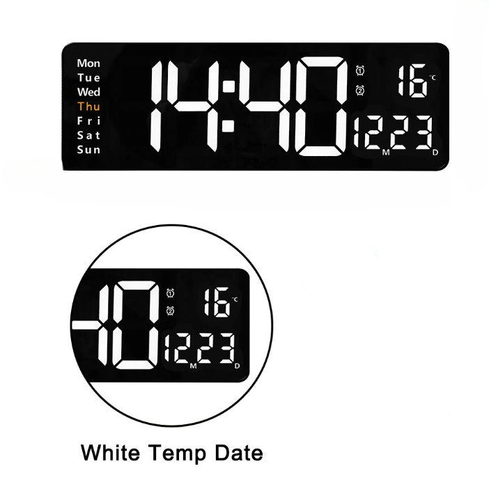 16" Large Digital Wall Clock