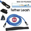 4M Swim Trainer Belt Swimming Resistance Tether Leash Pool Training Harness