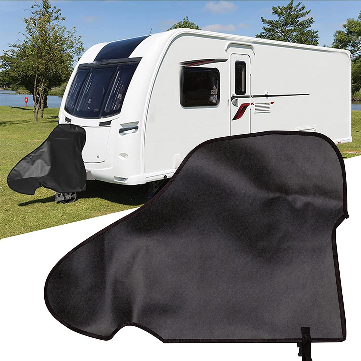 Caravan Hitch Cover Trailer Tow Ball Coupling Lock Cover