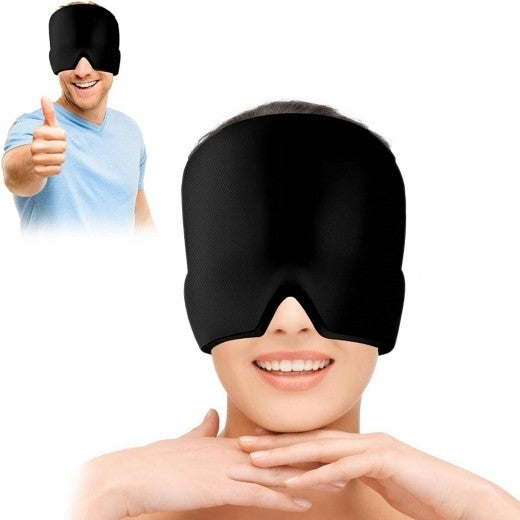 Reusable Cooling Cap Hat Ice Cooling Head Wrap 360°