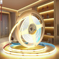 12V COB LED Strip Light Warm White Tape Light 10M