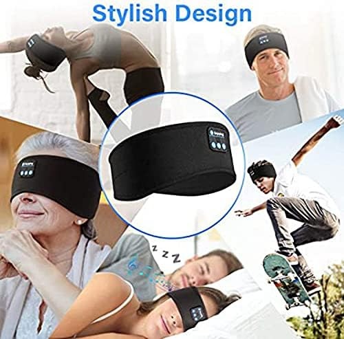 Salelink Wireless Bluetooth 5.0 Stereo Eye Mask Headphones Earphone Sleep Music Headband