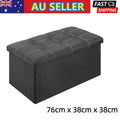 Folding Storage Ottoman Bench