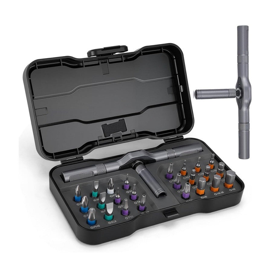 24 in 1 Magnetic Screwdriver Set DIY Ratchet Mini Removable Self-Assembly