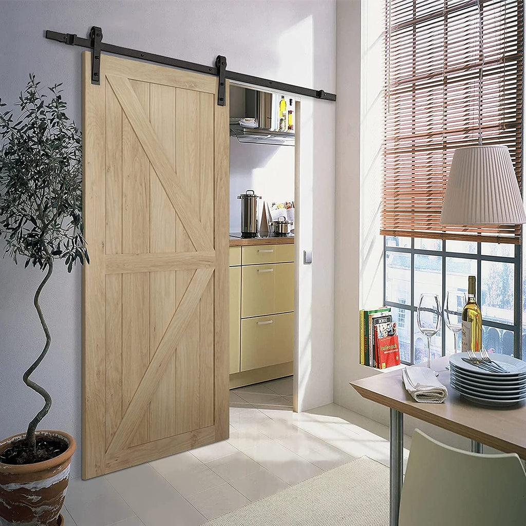 1.83M Sliding Barn Door Hardware Kit
