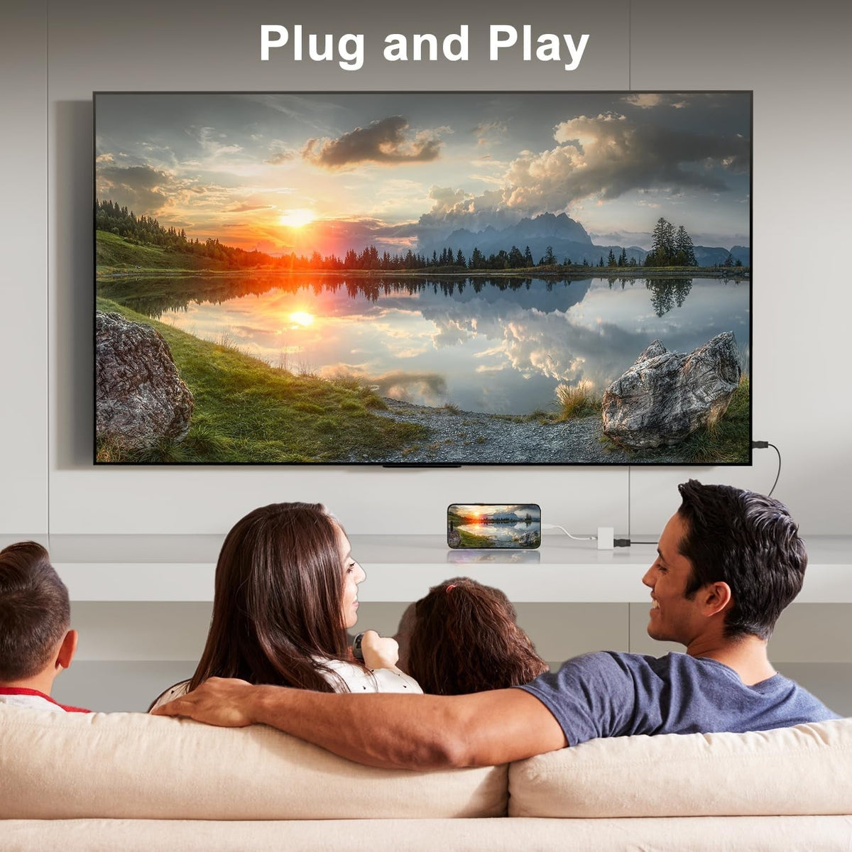 Lightning to HDMI Adapter No Power Required for iPhone iPad 1080P AU