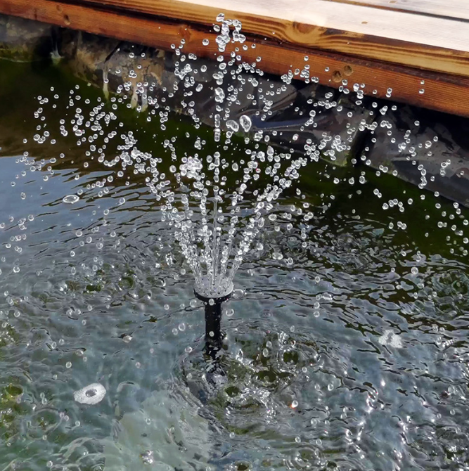 10W Solar Powered Fountain Submersible Water Pump Kit Garden Pond Panel