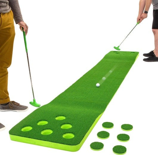 Golf Pong Putting Game Set with Balls for Indoor & Outdoor, Golf Putting
