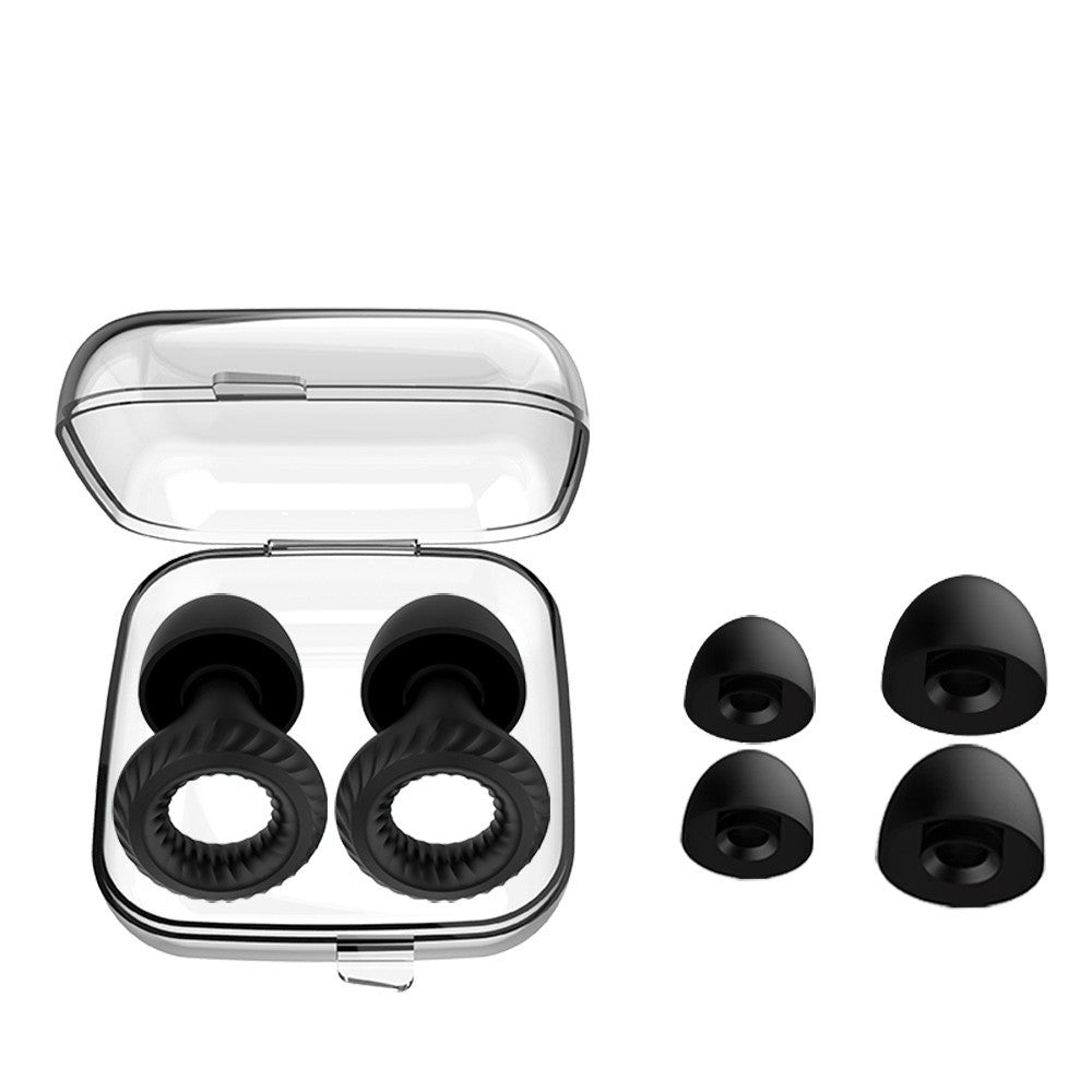 Noise Reduction Flexible Ultra Soft Reusable Silicone Ear Plug Study Sleep Plug