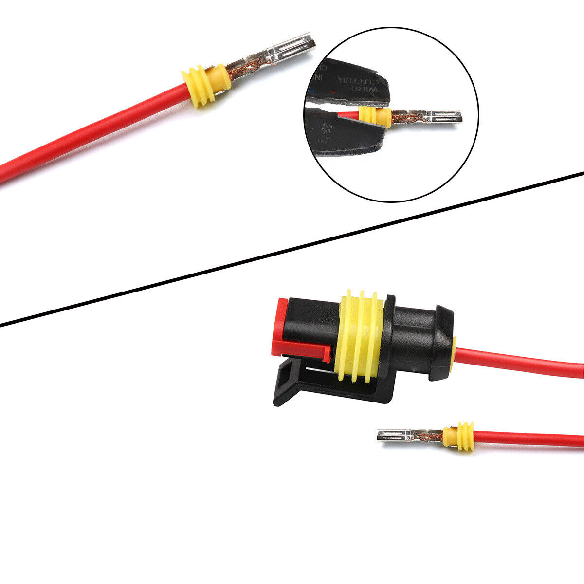 708Pcs Super seal Car Electrical Waterproof Connector Kit 1 2 3 4 5 6 Pin