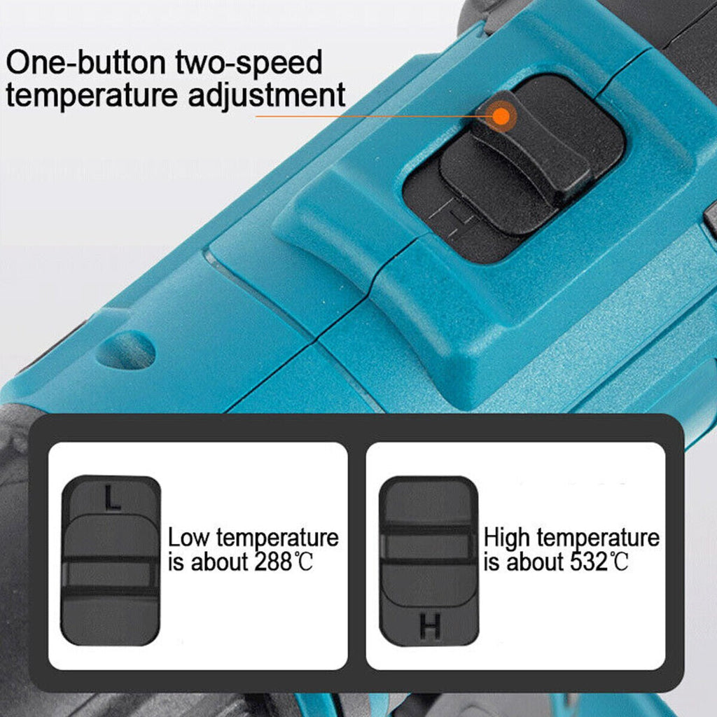 Cordless Heat Gun Hot Air Gun Fit Makita 18V Battery