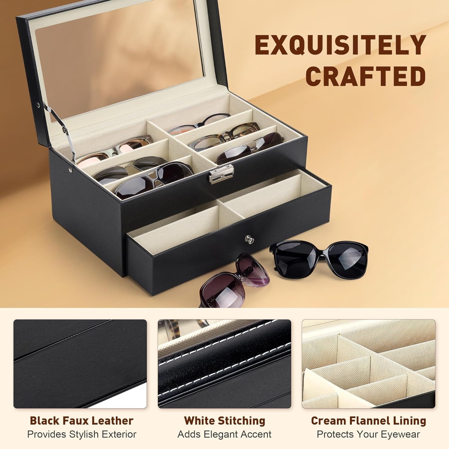 Sunglasses Organizer with 12 Slots