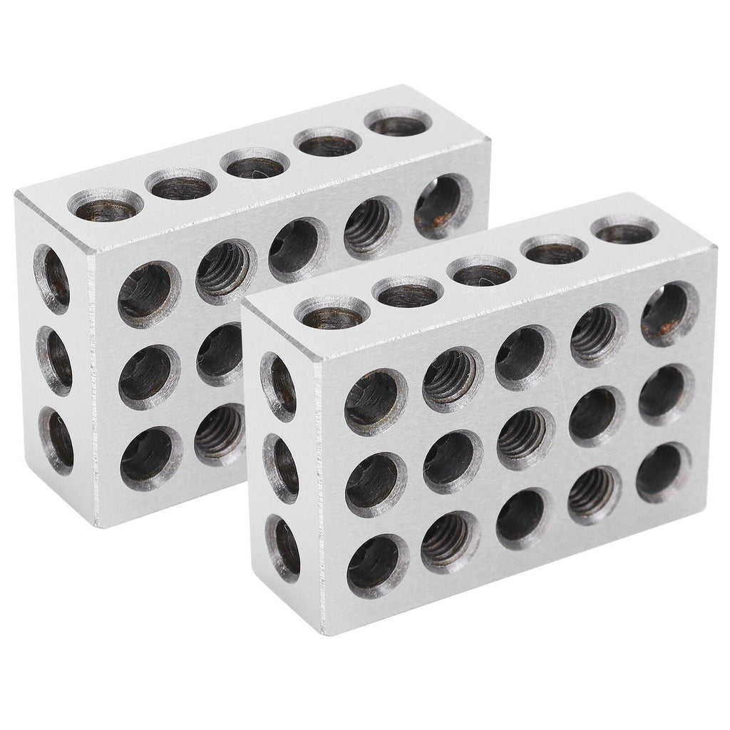 1 Matched Pair 1-2-3 Blocks 23 Holes 0.0002' Machinist 123 Jig Ultra Precision