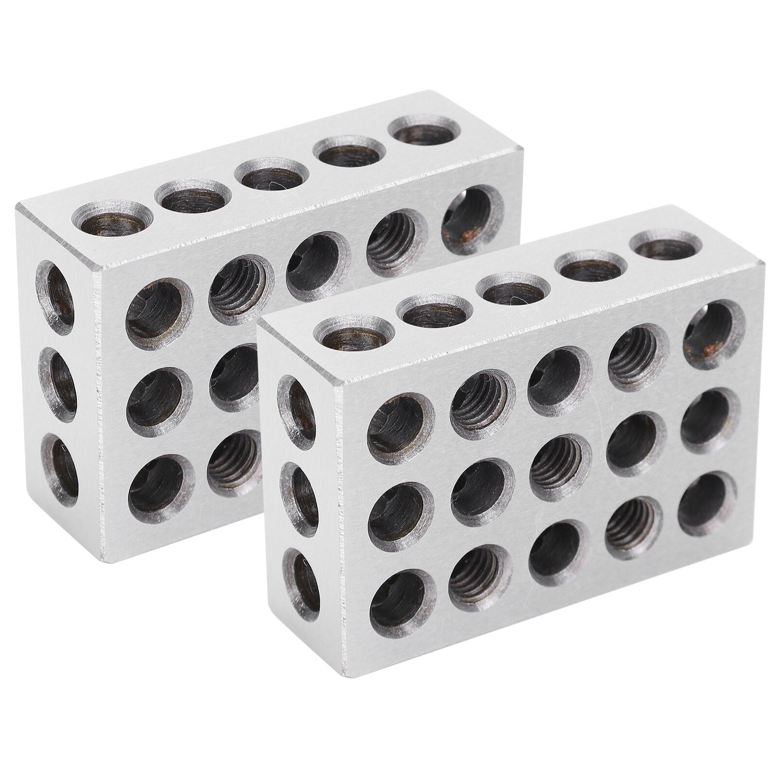 1 Matched Pair 1-2-3 Blocks 23 Holes 0.0002' Machinist 123 Jig Ultra Precision