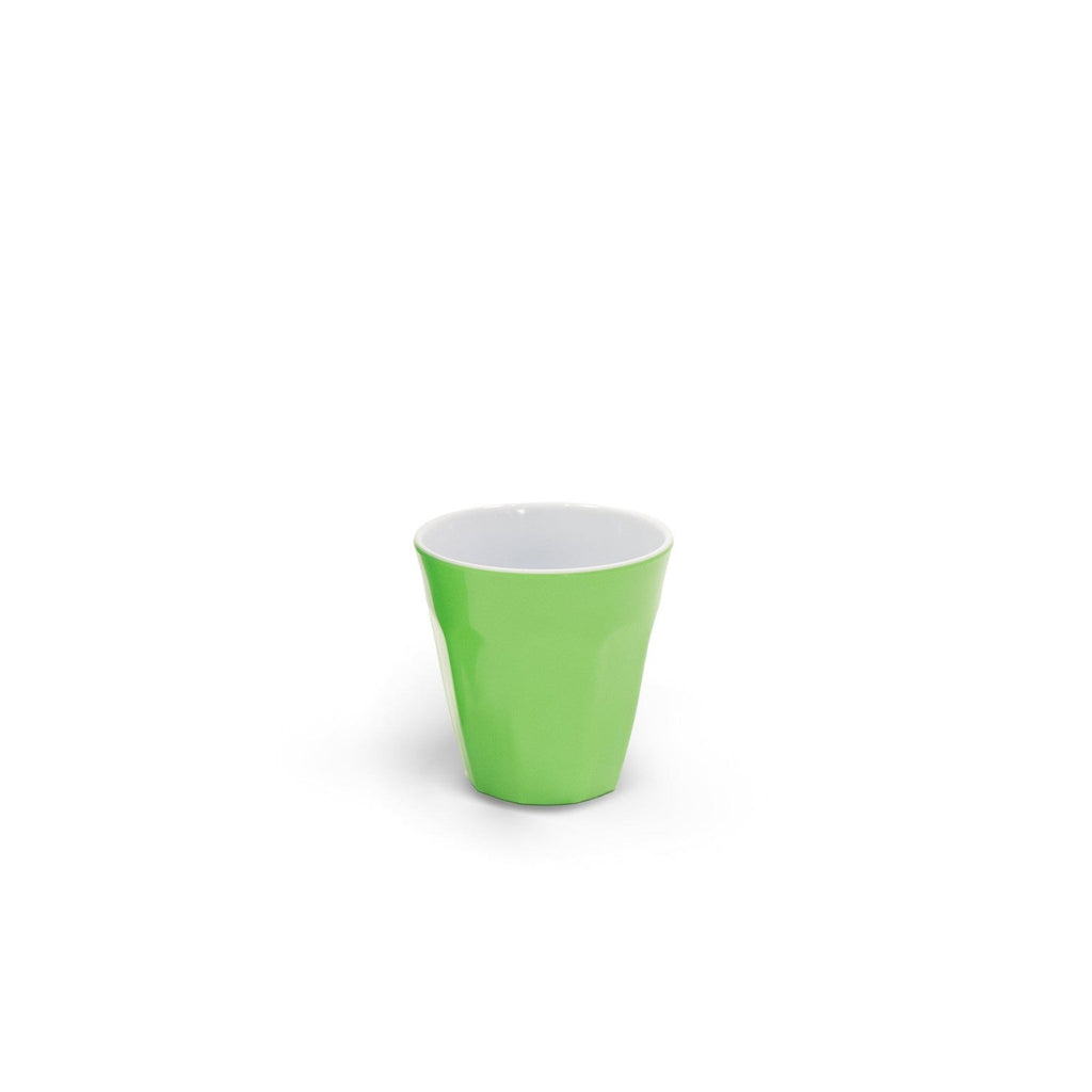 300ML Melamine Cups, Set of 6 in Green Shatter-Proof Dishwasher Safe