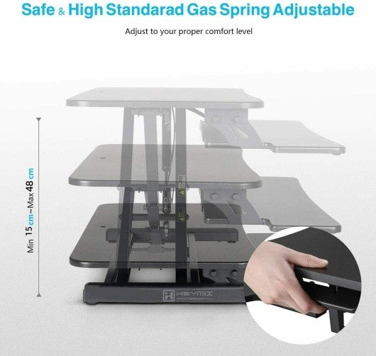 Salelink Laptop PC Monitor Computer Workstation Desk Table Converter Height Adjustable