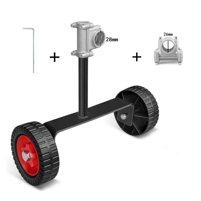 Universal String Trimmer Grass Eater Weed Cutter Adjustable Support Wheels Set