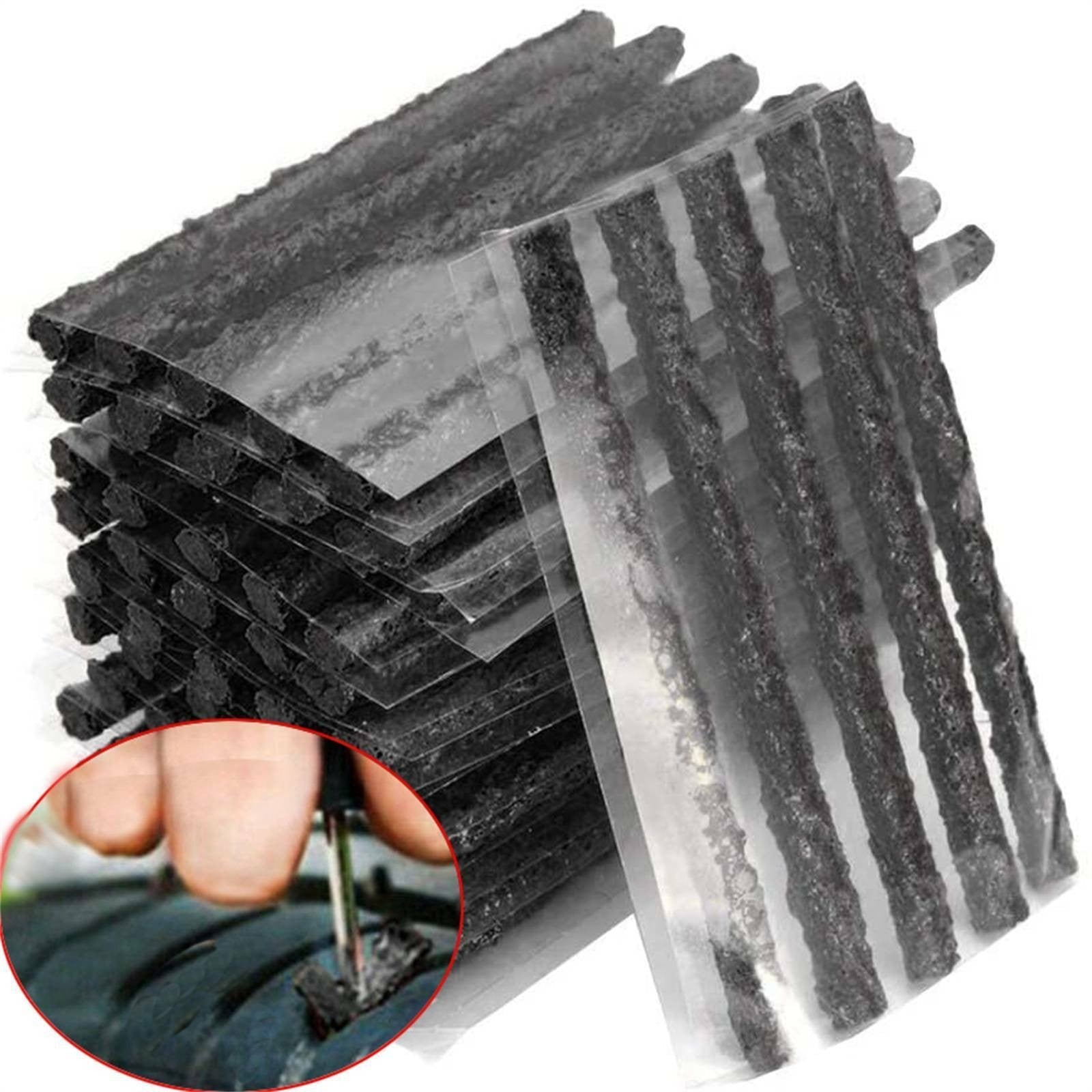 100x Tyre Repair Plugs Car Tire Puncture Recovery Tyre Tubeless Seal Plugs Strip