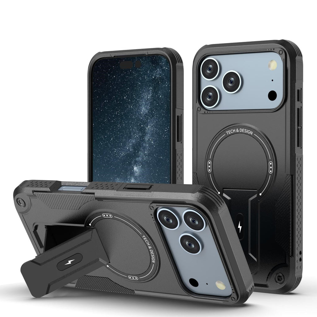 Magnetic Kickstand Magsafe Shock proof Bumper Case for iPhone 17 Pro