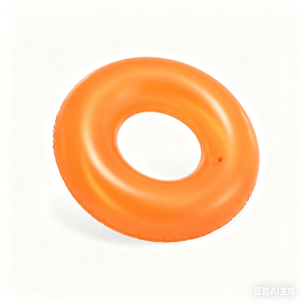 Bestway Frosted Neon Inflatable Swim Ring Tube 76cm Orange