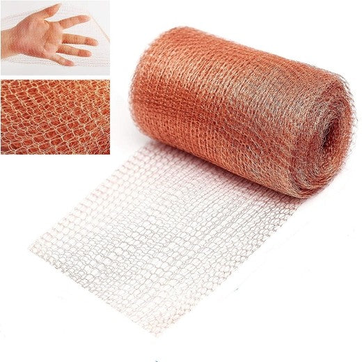 10m Fine Wire Mesh Roll Pure Copper Mesh Rodent Pest Control