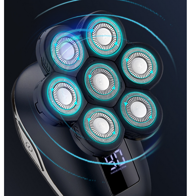 7-in-1 Electric Head Shaver for Bald Men