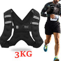3kg Workout Weighted Vest With Mesh Bag Adjustable Buckle Training Fitness