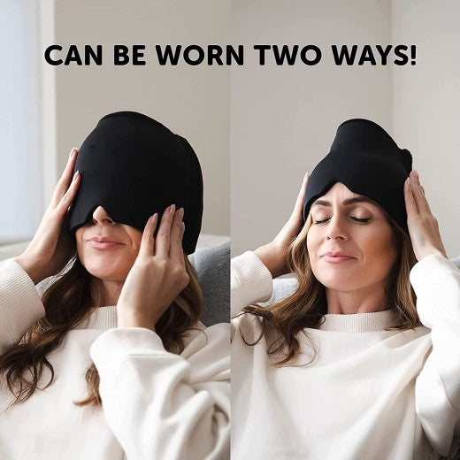 180° Reusable Cooling Cap Gel Ice Cap Cooling Head Wrap