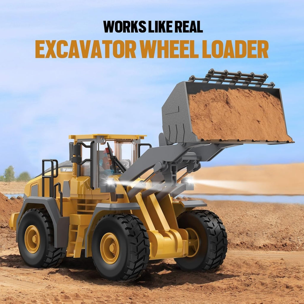 1:20 Multi Remote Control Wheel Loader RC Toy Boys Gift Construction Toy