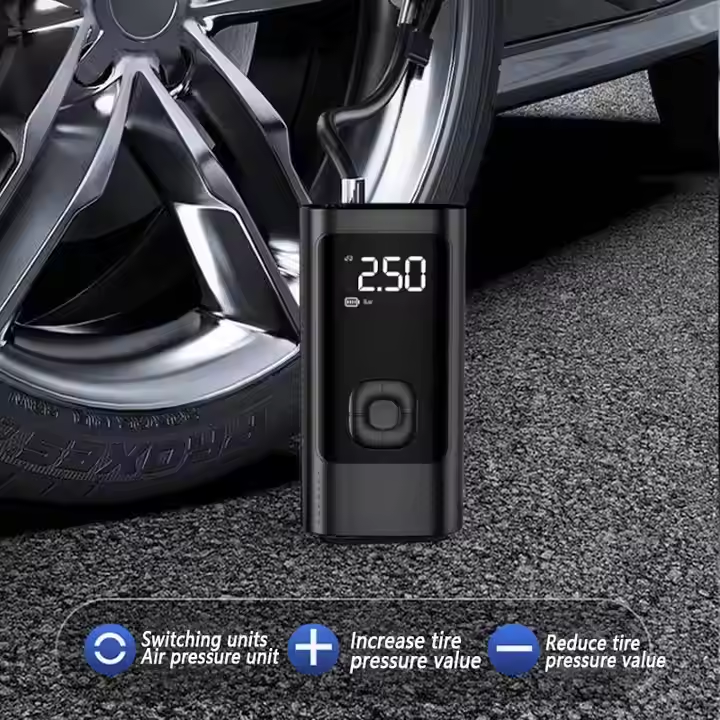 Air Pump Tire Car Electric Inflator Bike Pump Mini Wireless Portable Pump