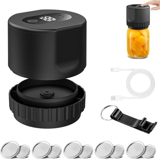 Salelink Electric Mason Jar Vacuum Sealer - Jar Vacuum Sealer for Canning Jars