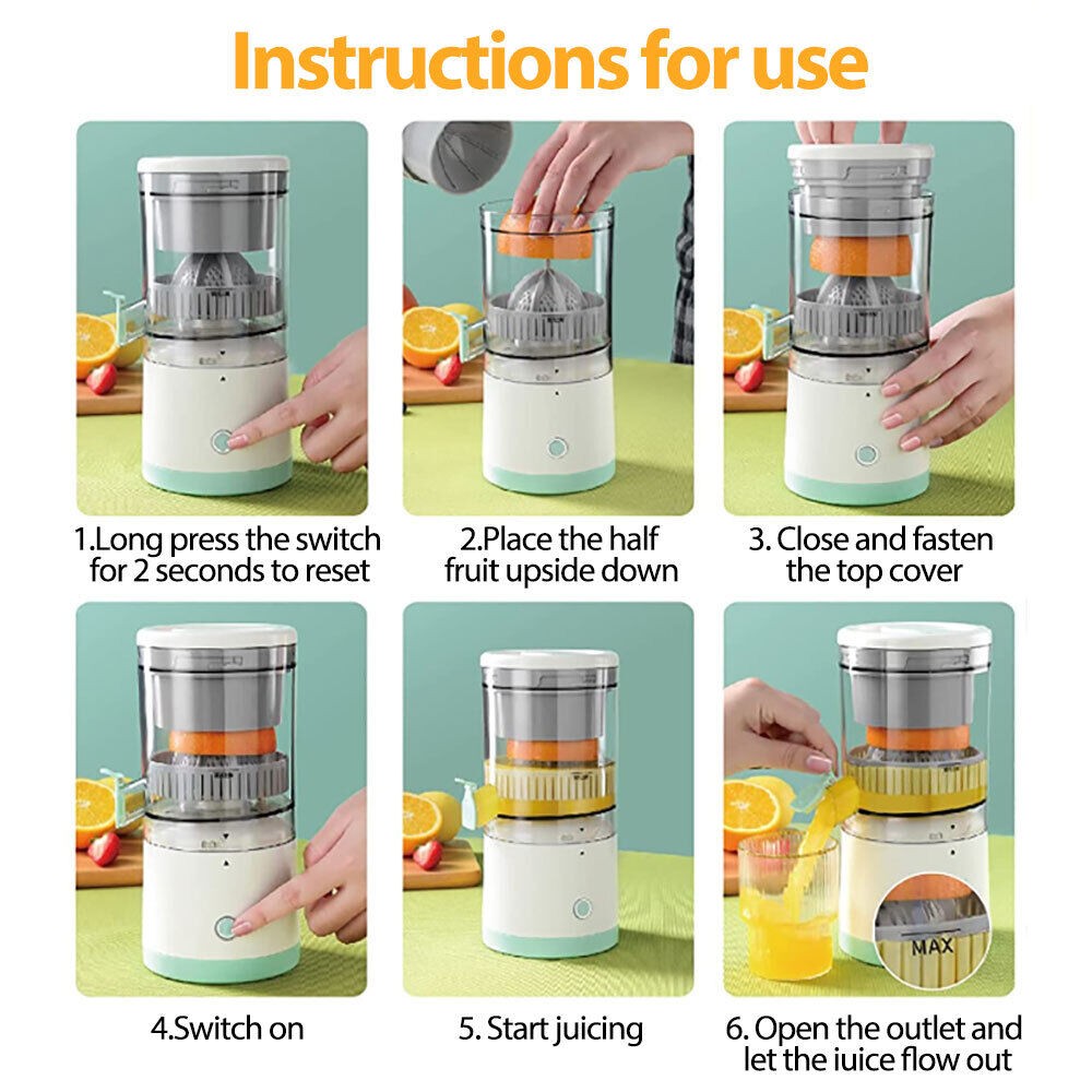 Salelink Electric Juicer Orange Lemon Juice Squeezer Extractor