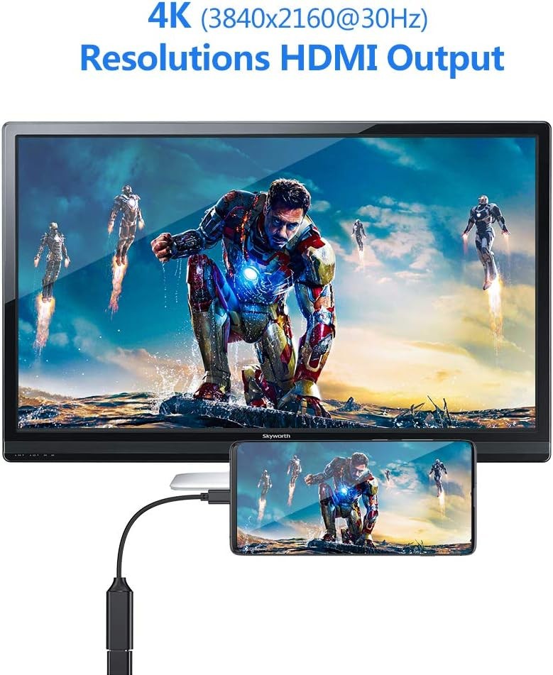 USB C to HDMI Adapter 4K