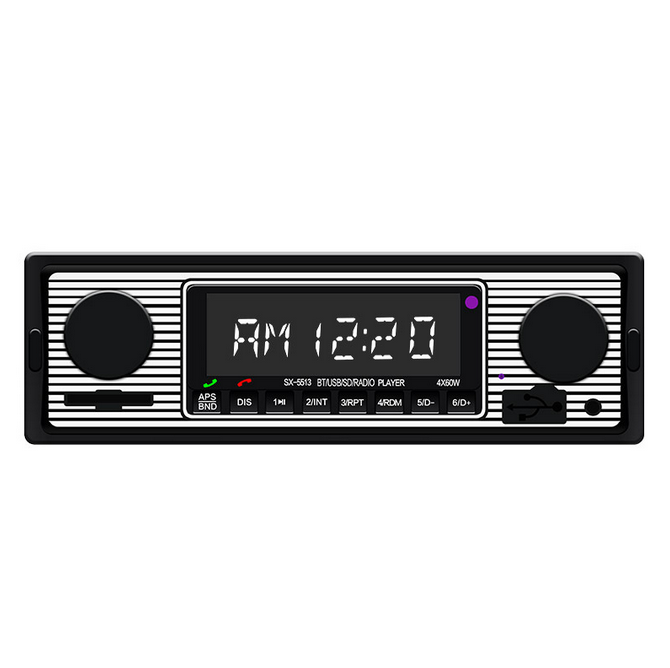 Bluetooth Radio Stereo Audio Head Unit Player Car In-dash MP3/USB/SD/AUX-IN/FM