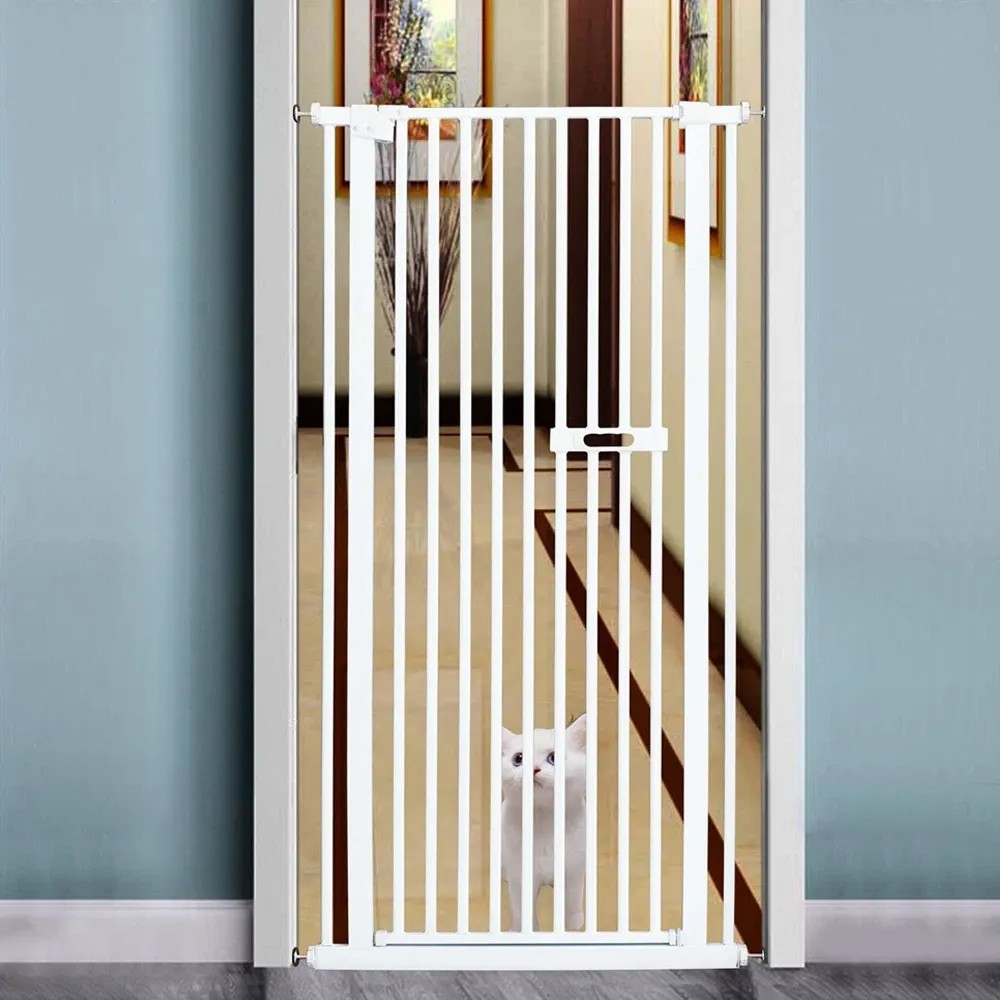 150cm Extra Tall Pet Security Gate Safety Guard Adjustable Fit Width 76-82CM