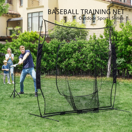 Salelink 213x213cm Baseball Backstop Softball Practice Net