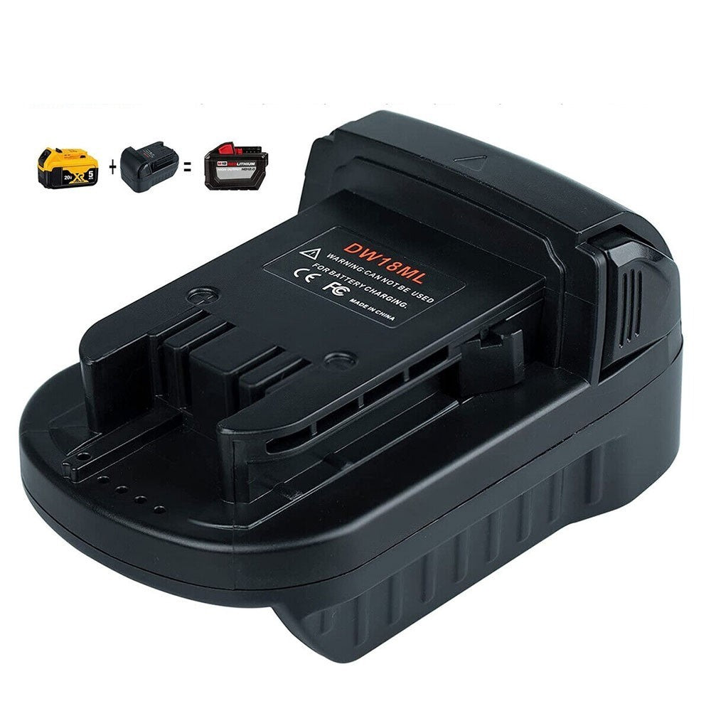 for Dewalt 18V/20V Max Battery Adapter Convert to for Milwaukee M18 18V Tool Use