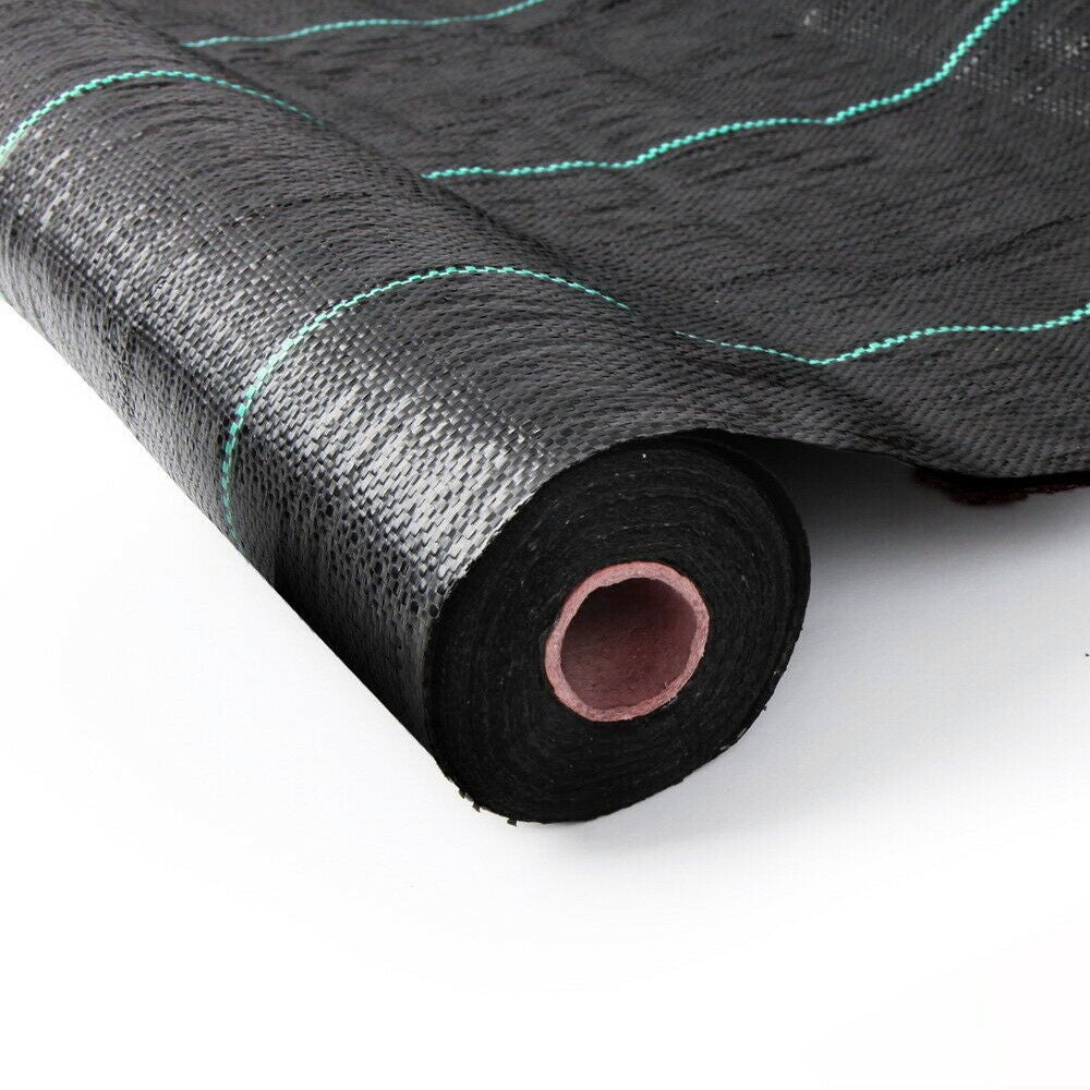 2Mx50M Weedmat Weed Control Mat Woven Gardening Plant Landscape Roll