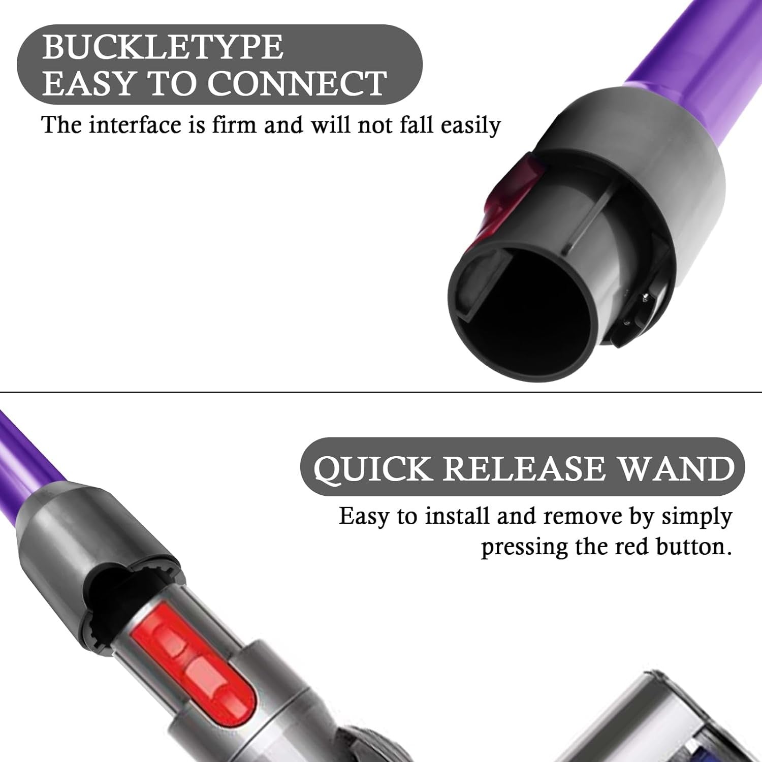 Quick-Release Extension Rod for Dyson V10 V12 Slim Digital Vacuum Cleaner