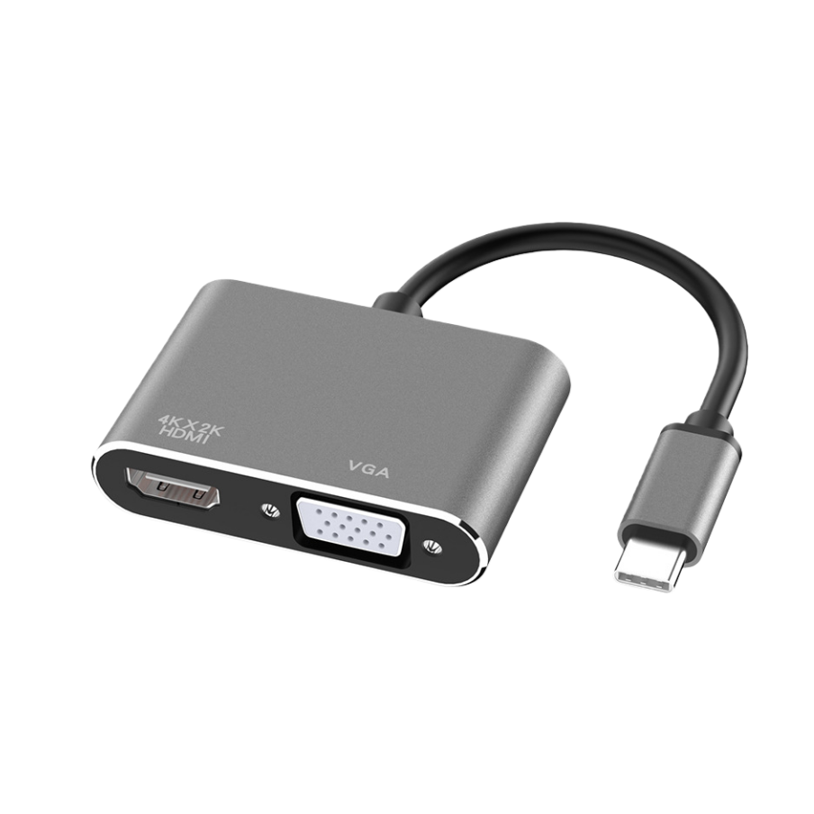 USB C to HDMI VGA Adapter