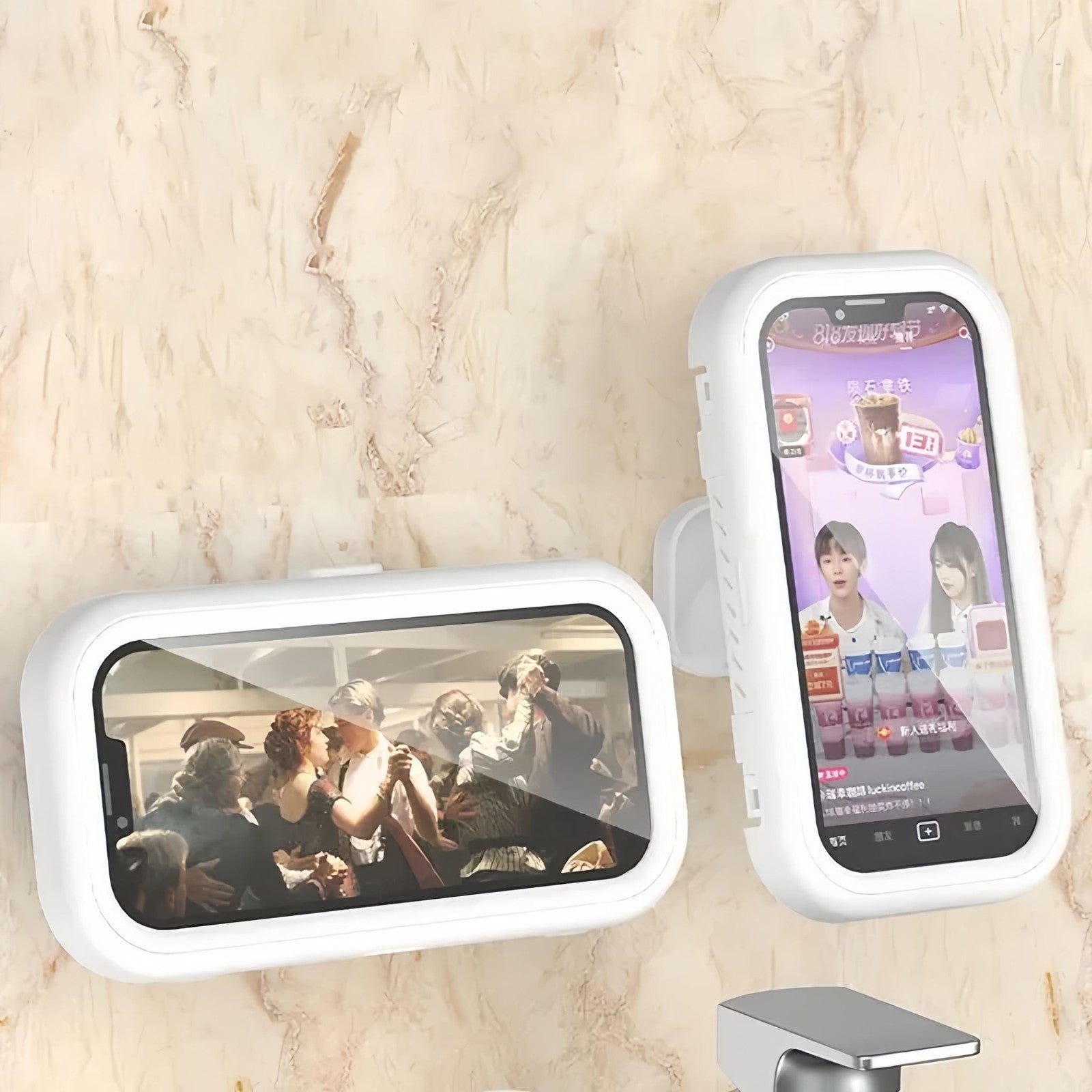 Shower Phone Holder Waterproof Case