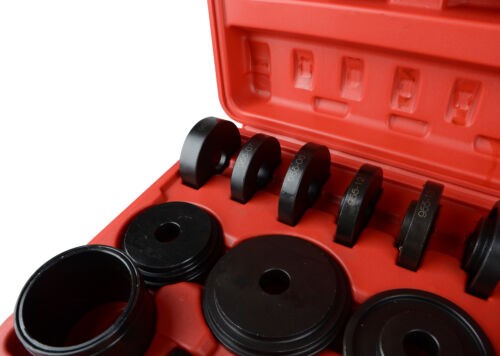 23 PCs Front Wheel Drive Bearing Removal Adapter Puller Pulley Tool Kit W/Case