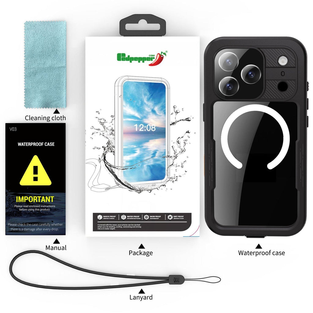 Waterproof Case Magsafe Shockproof Cover For iPhone 17 Pro