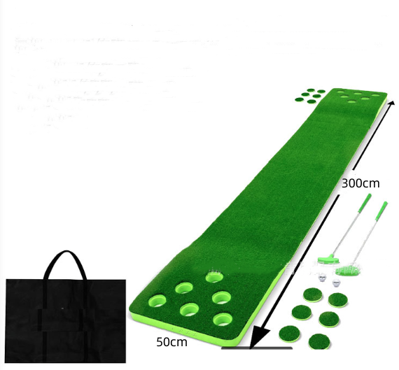 Golf Pong Putting Game Set with Balls for Indoor & Outdoor, Golf Putting