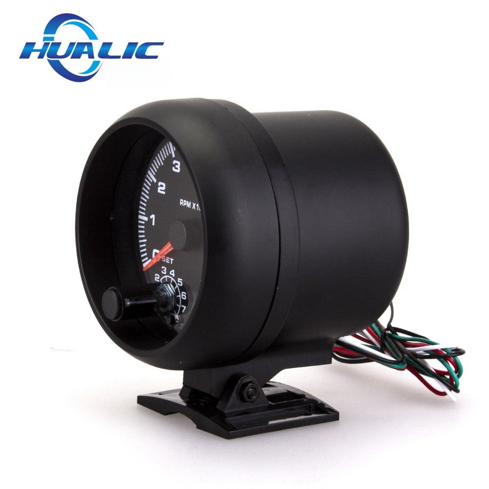 Universal 3.75" Car 12V Tachometer Tacho Gauge Meter