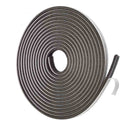 10M 9*9mm Self-adhesive Weather Draught Excluder Brush Strip Window Door Seal Tape